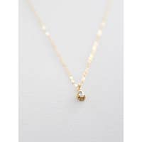 CZ Framed Teardrop Necklace | Katie Waltman Jewelry