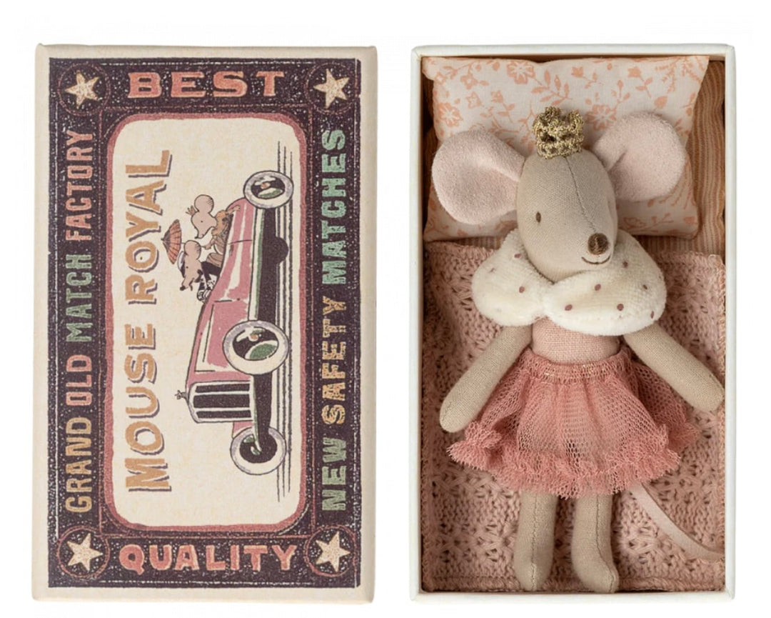 Princess Mouse Little Sister in Matchbox | Maileg