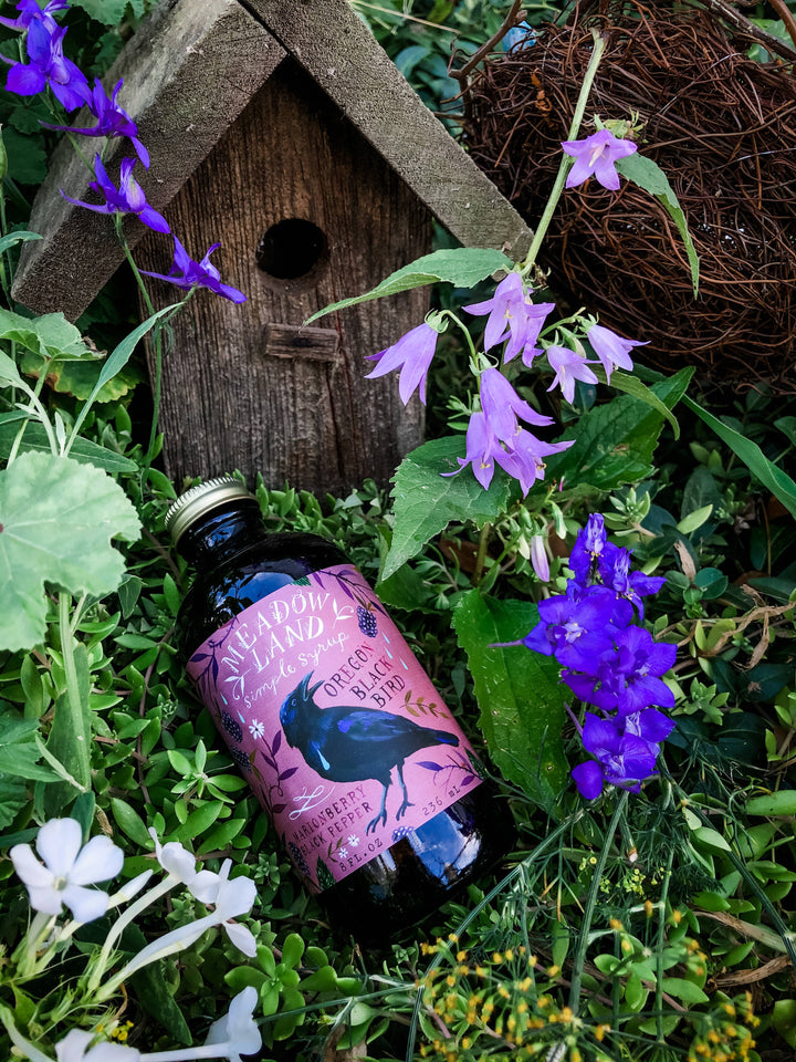 Oregon Black Bird Simple Syrup | Meadowland Syrup