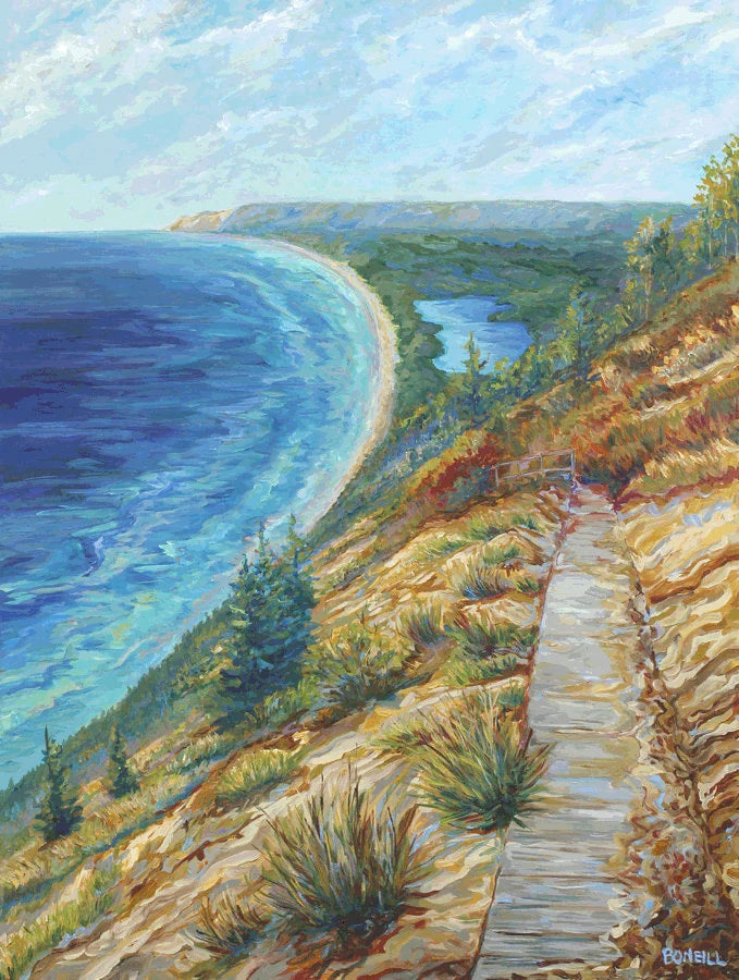 On The Bluff Print | Betsy O&