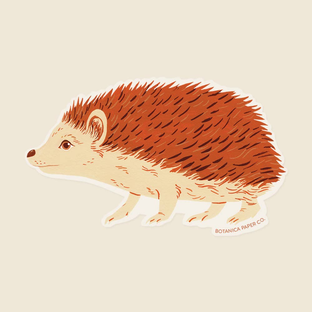 HEDGEHOG | CLEAR VINYL STICKER