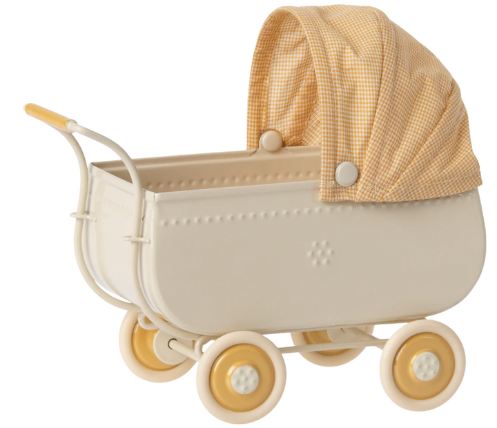 Micro Pram, Yellow | Maileg