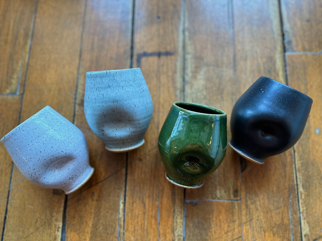 Thumb Cup (Multiple Colors) | Schyler the Pottery, Made in MI