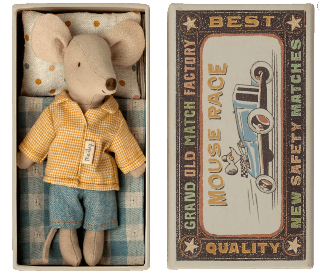 Big Brother Mouse in Matchbox | Maileg