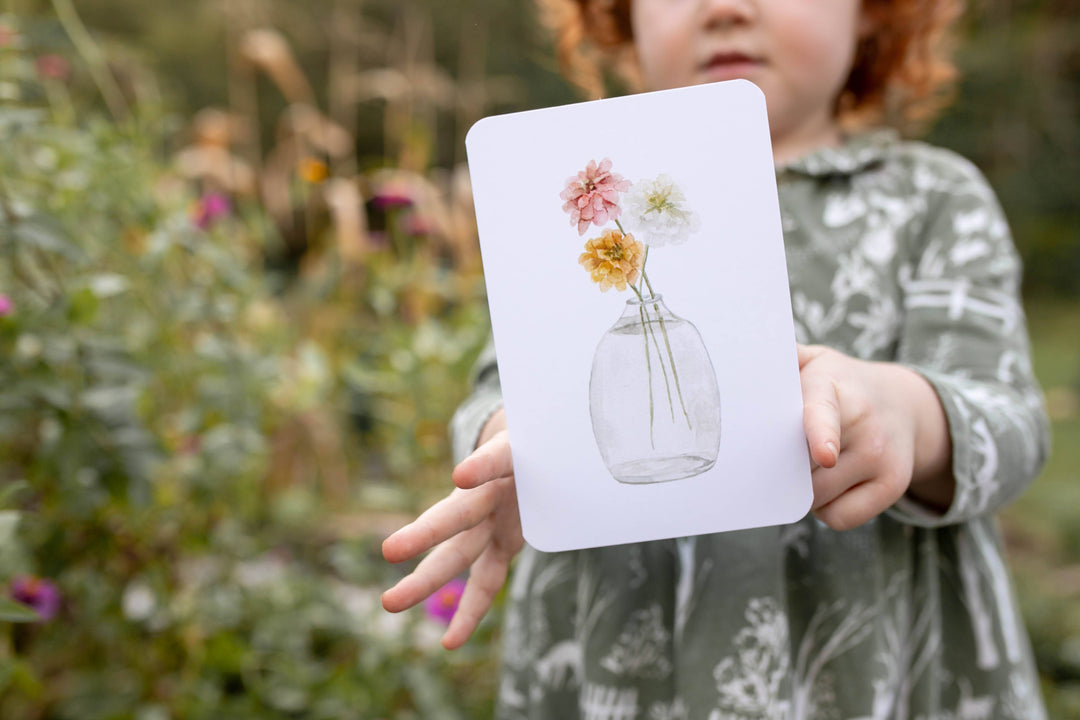 Garden Alphabet Cards, ABC Learning Flash Cards | Feed & Dwell