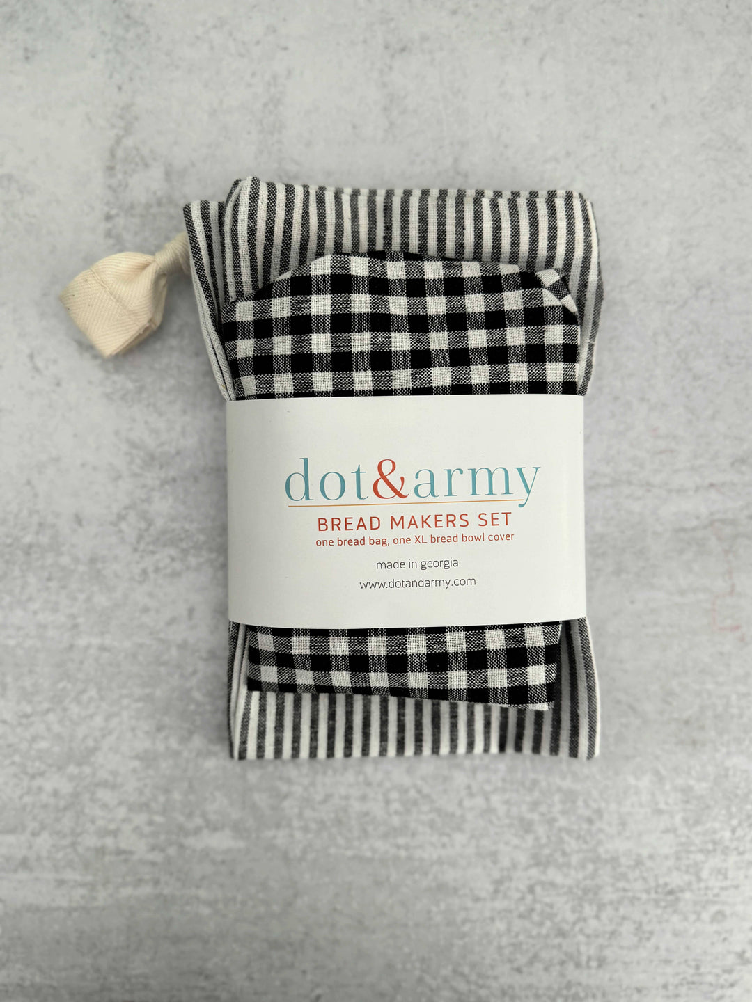 Stripe and Check Bread Makers Set | Dot and Army