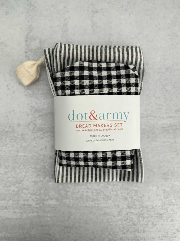Stripe and Check Bread Makers Set | Dot and Army