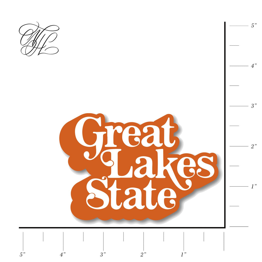 Great Lakes State Vinyl Sticker | NorthHouse Creative Co.