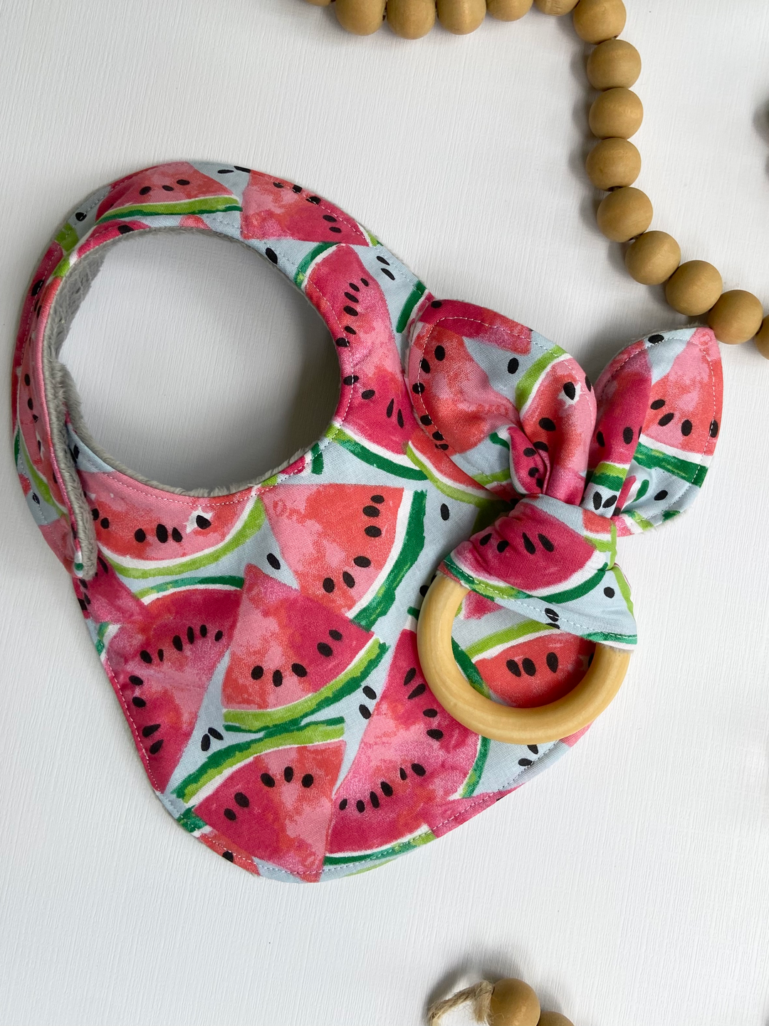 Watermelon Whimsy Crinkle teether | Port & Starbird