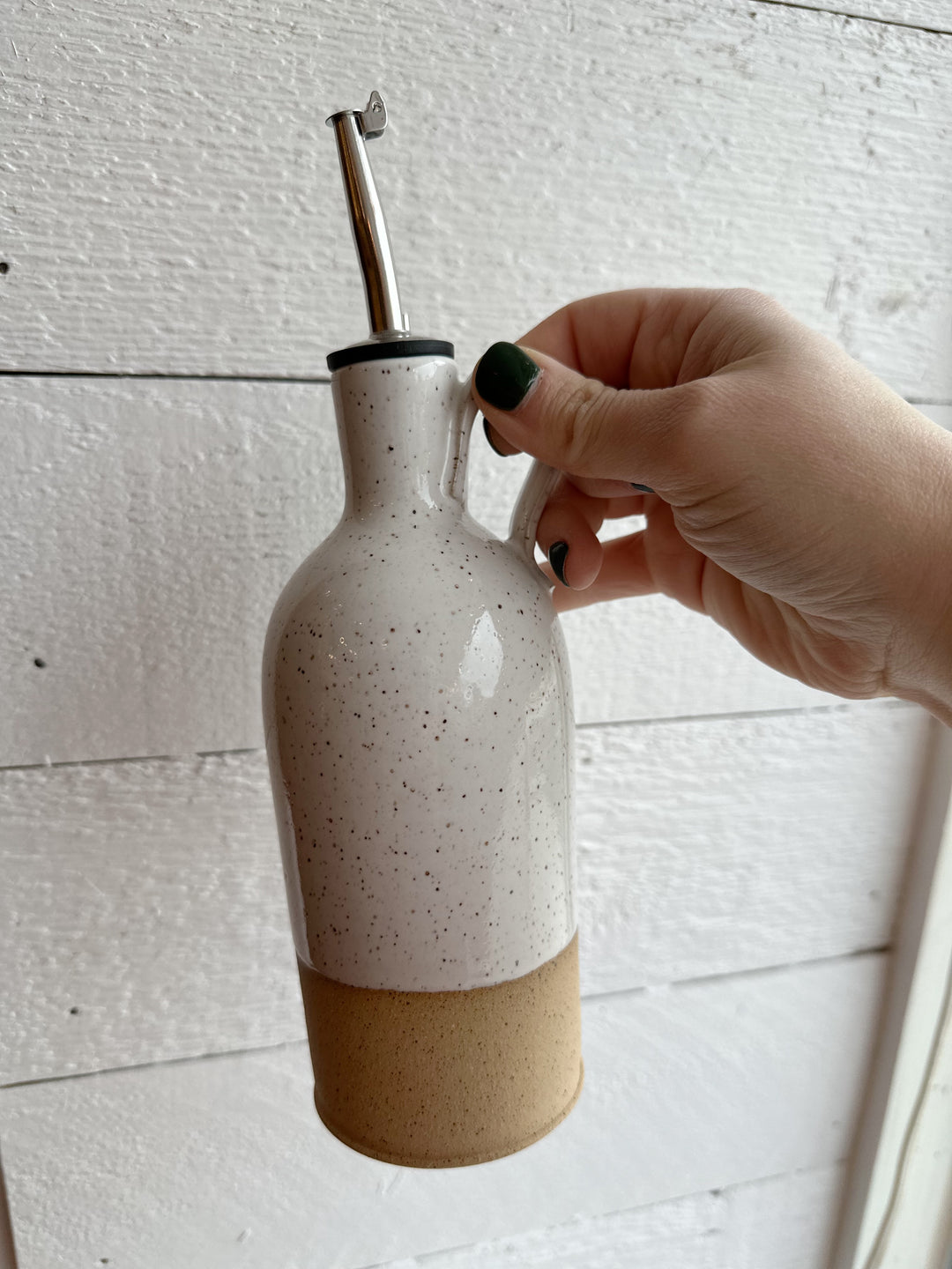 Olive Oil Bottle (Multiple Colors) | Schyler the Potter, Made in MI