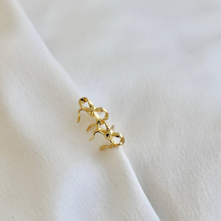 Golden Bow Studs | Katie Waltman Jewelry