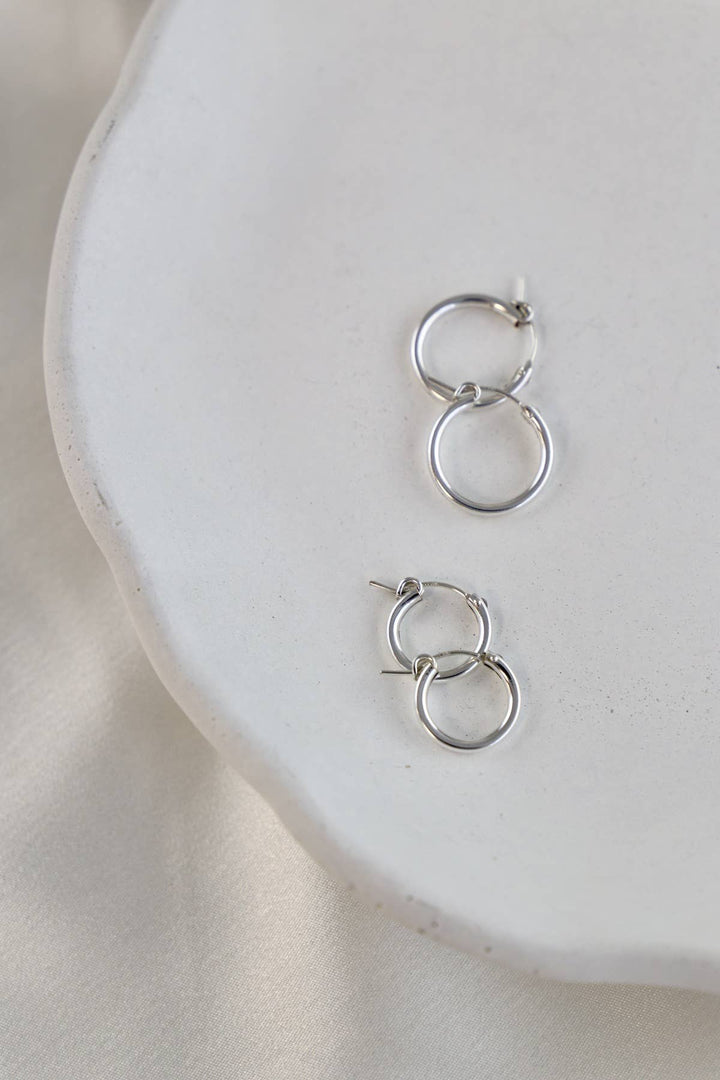 Sterling Silver Standard Hoops | Katie Waltman Jewelry