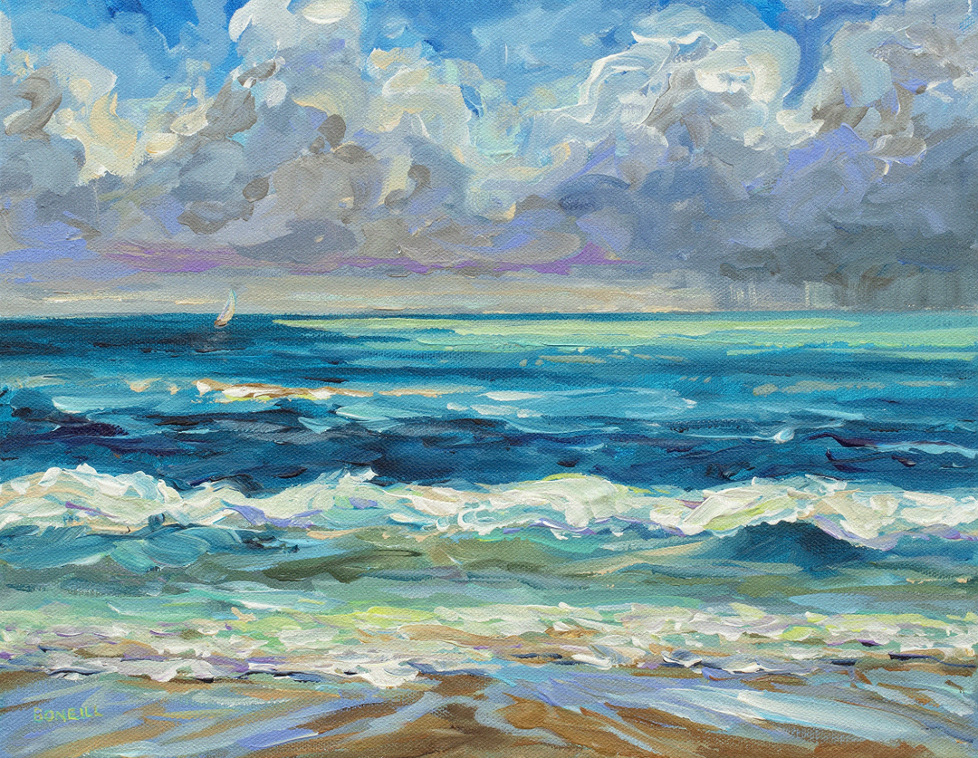 Purple Storm Art Print | Betsy O&