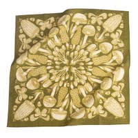 No. 016 Mushrooms Bandana | Handker Bandanas