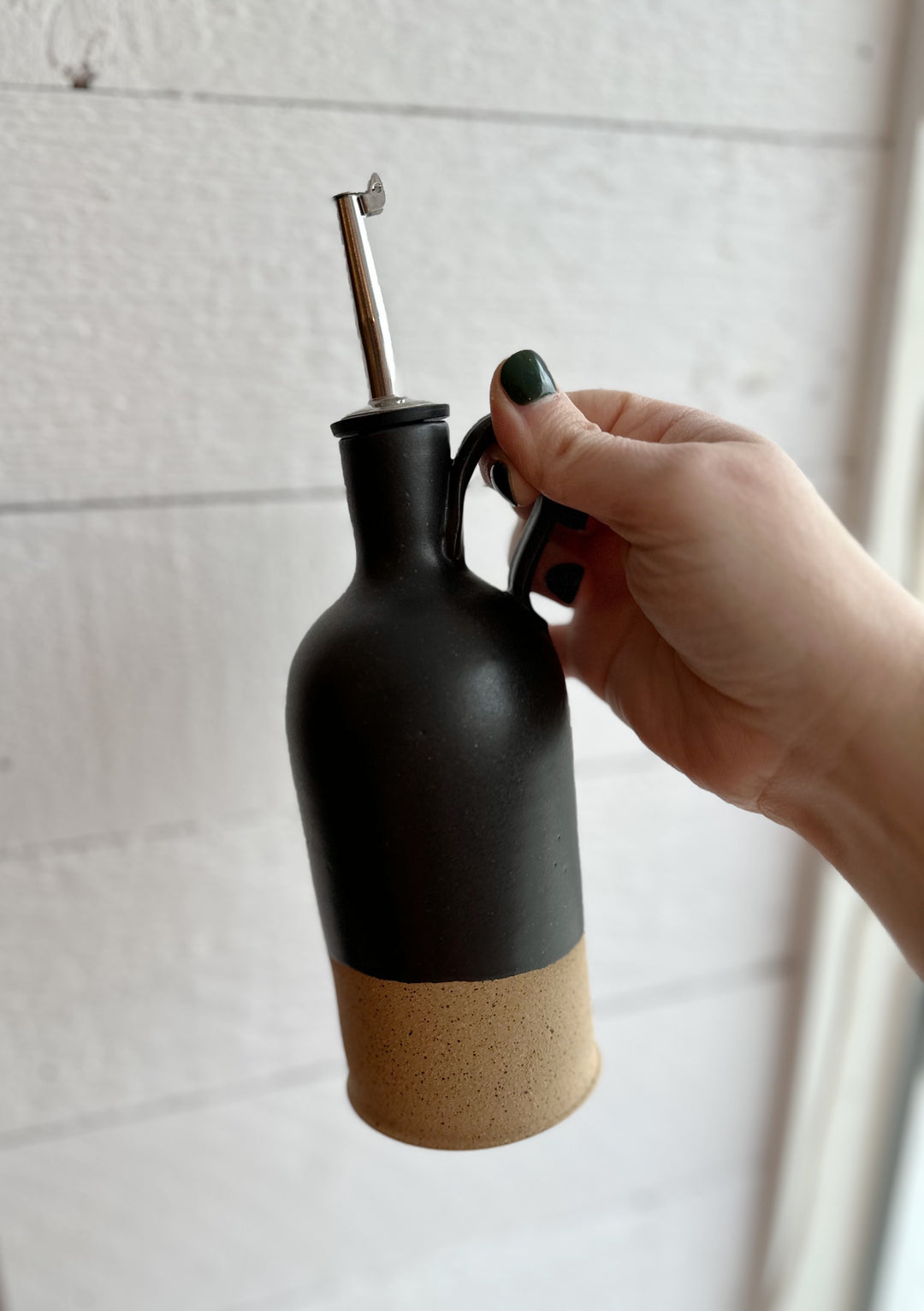 Olive Oil Bottle (Multiple Colors) | Schyler the Potter, Made in MI