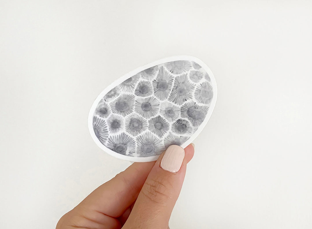 Petoskey Stone Vinyl Sticker | NorthHouse Creative Co.