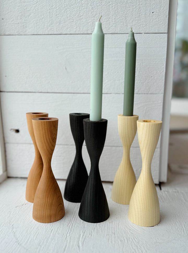Hourglass Tall Taper Holder | Northport Workshop