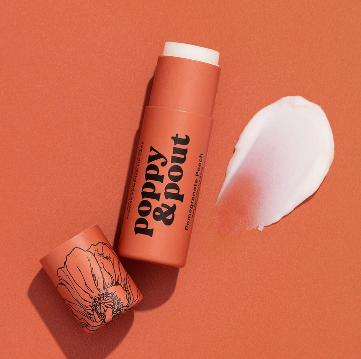 Pomegranate Peach Lip Balm | Poppy & Pout