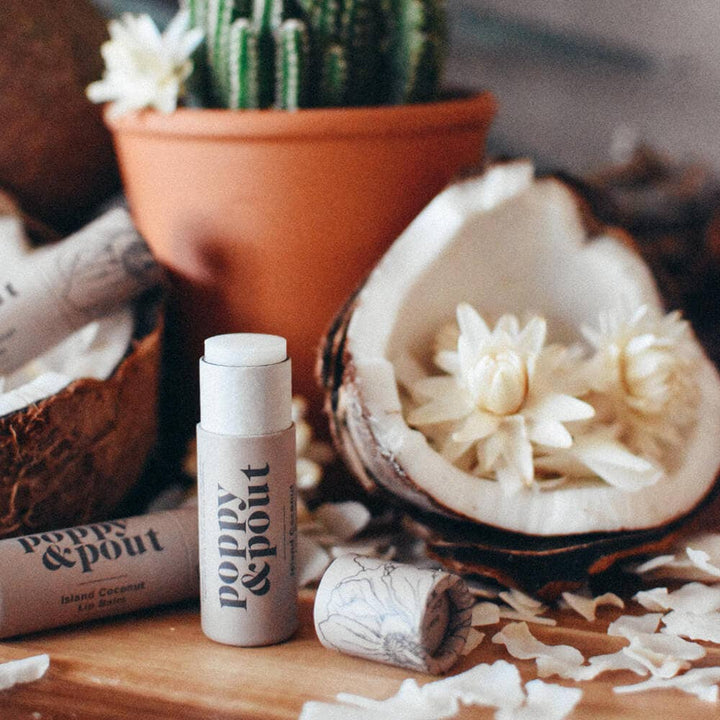 Island Coconut Lip Balm | Poppy & Pout