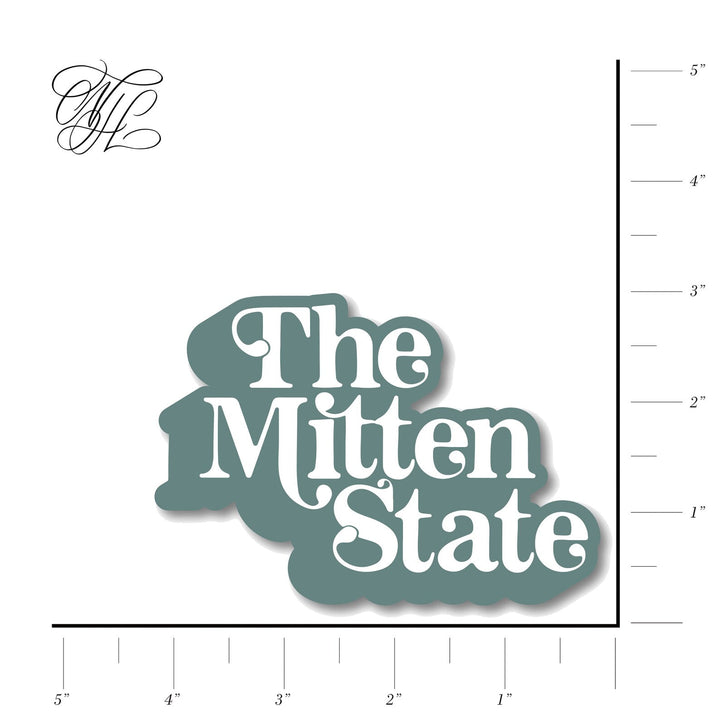 The Mitten State Vinyl Sticker | NorthHouse Creative Co.