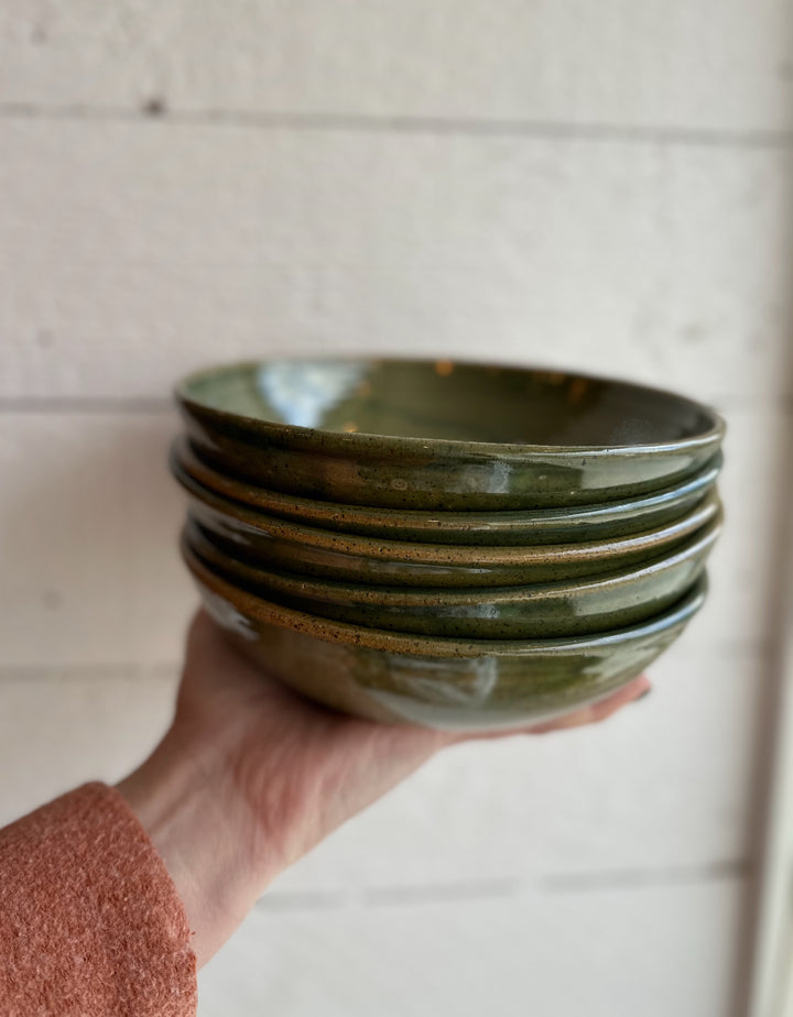 7" Medium Platebowl (Multiple Colors) | Schyler the Potter, Made in MI