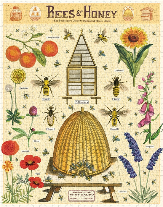 Bees & Honey 1,000 Piece Puzzle