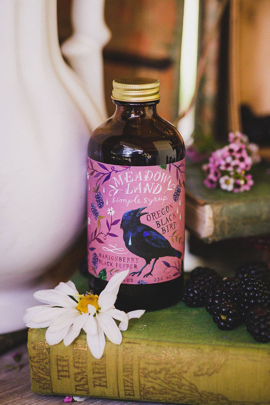 Oregon Black Bird Simple Syrup | Meadowland Syrup