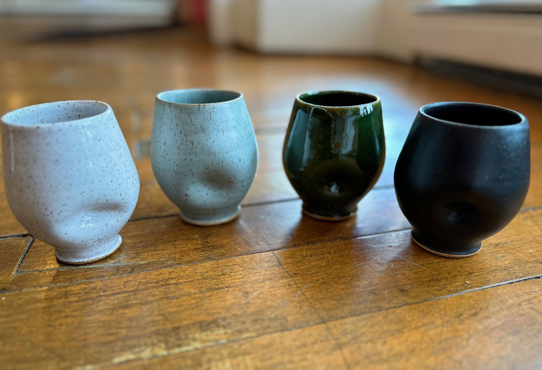 Thumb Cup (Multiple Colors) | Schyler the Pottery, Made in MI