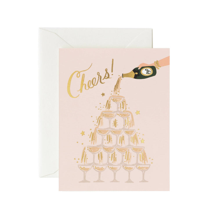 Rifle Paper Co. - Champagne Tower Cheers Card