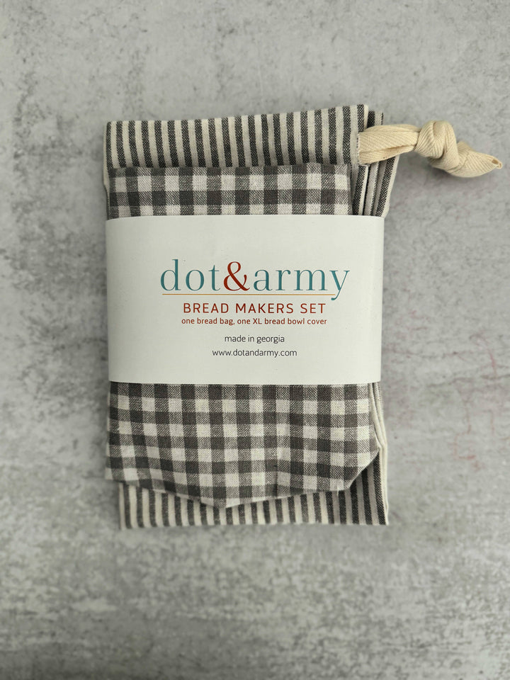 Stripe and Check Bread Makers Set | Dot and Army