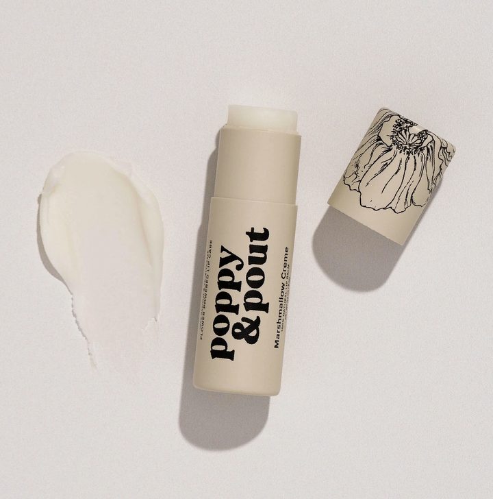 Marshmallow Creme Lip Balm | Poppy & Pout