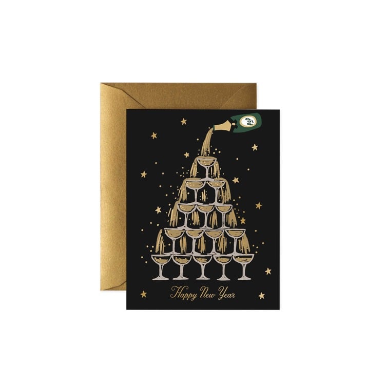 Champagne New Year Card