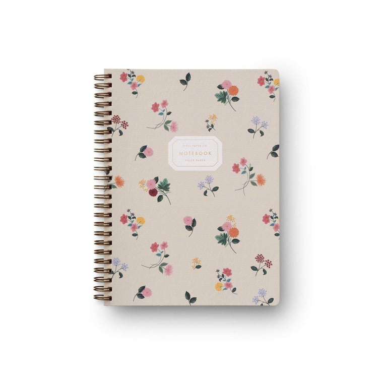 Ditsy Dahlia Spiral Notebook