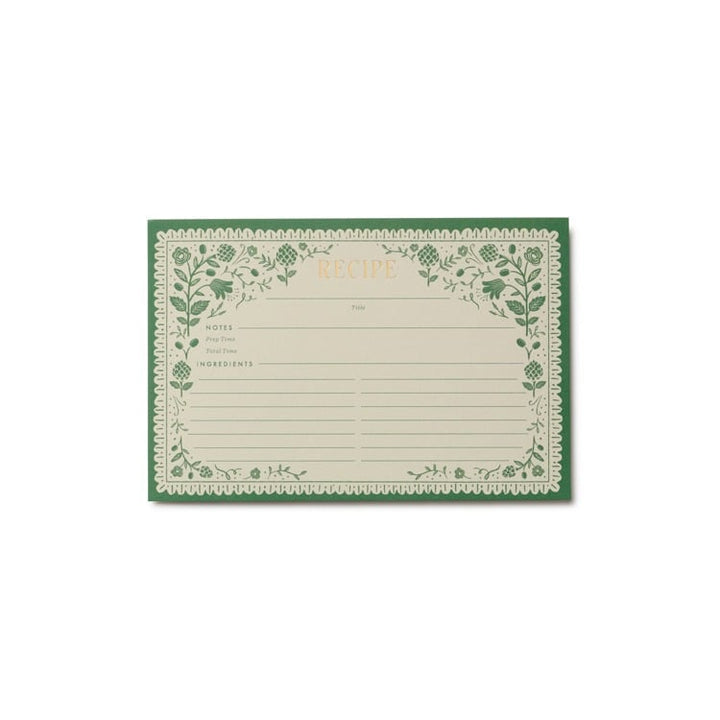 Pack of 12 Artichoke Recipe Cards